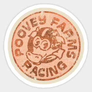 Poovey Farms Racing Sticker